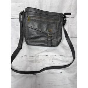 Born Concept Women's Purse Crossbody, Adjustable Strap Grey